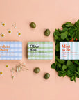 Olive, Mint, Fresh, 3 Soaps Bundle, luxury large 190g soaps