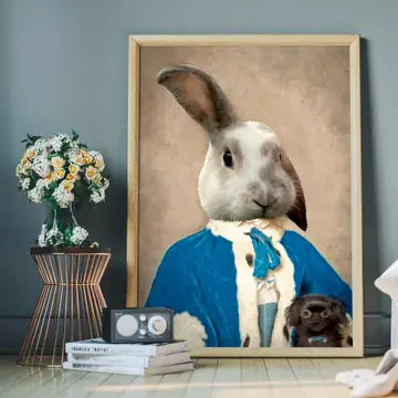 Bunny Portrait - INSIDE HOUSE