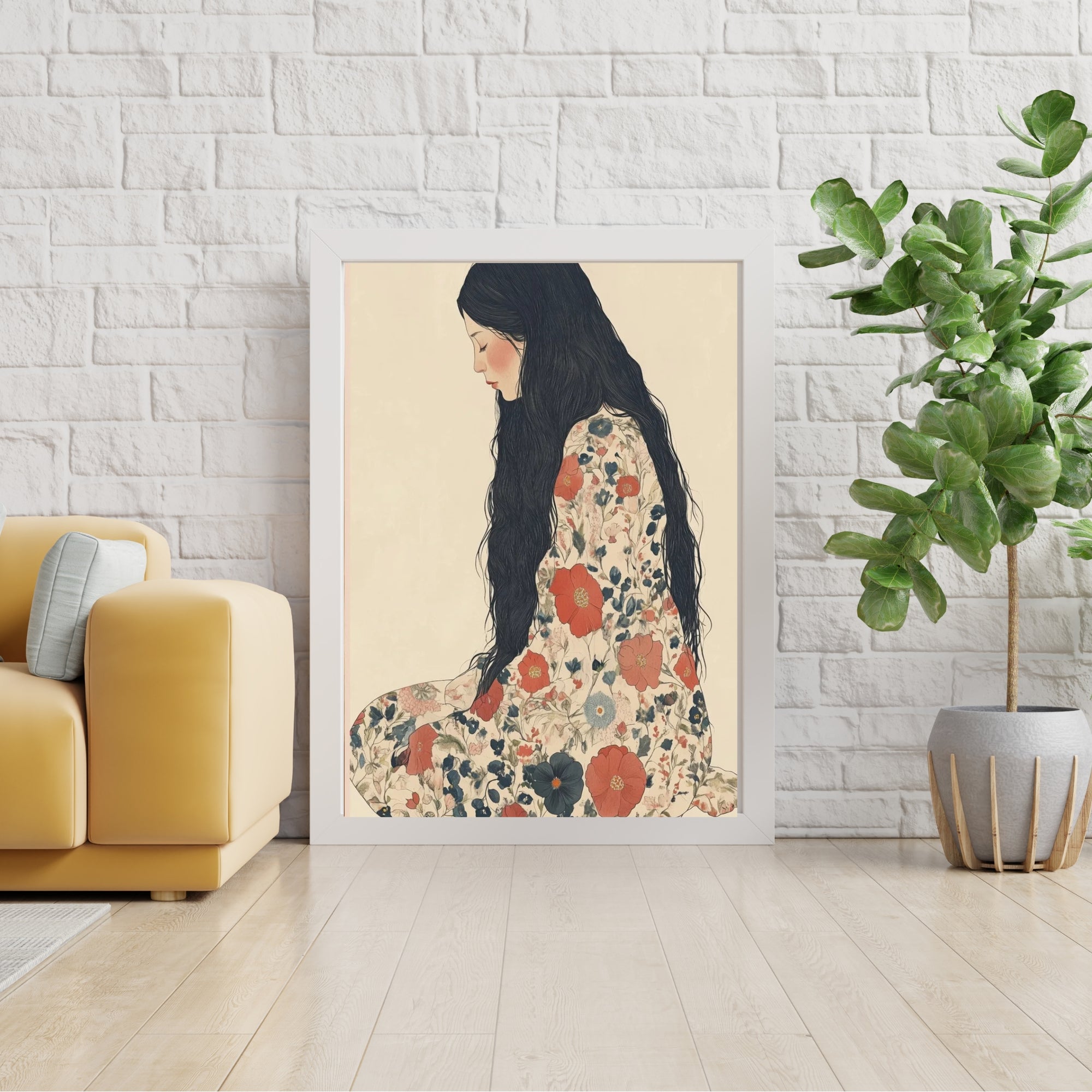 Female Flower Art Print