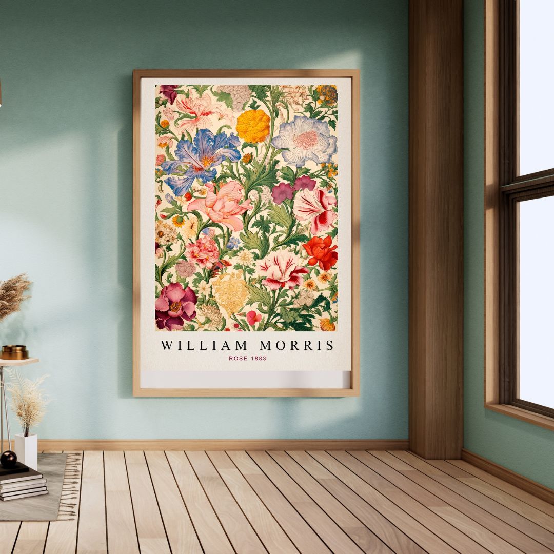 William Morris Rose Art Print