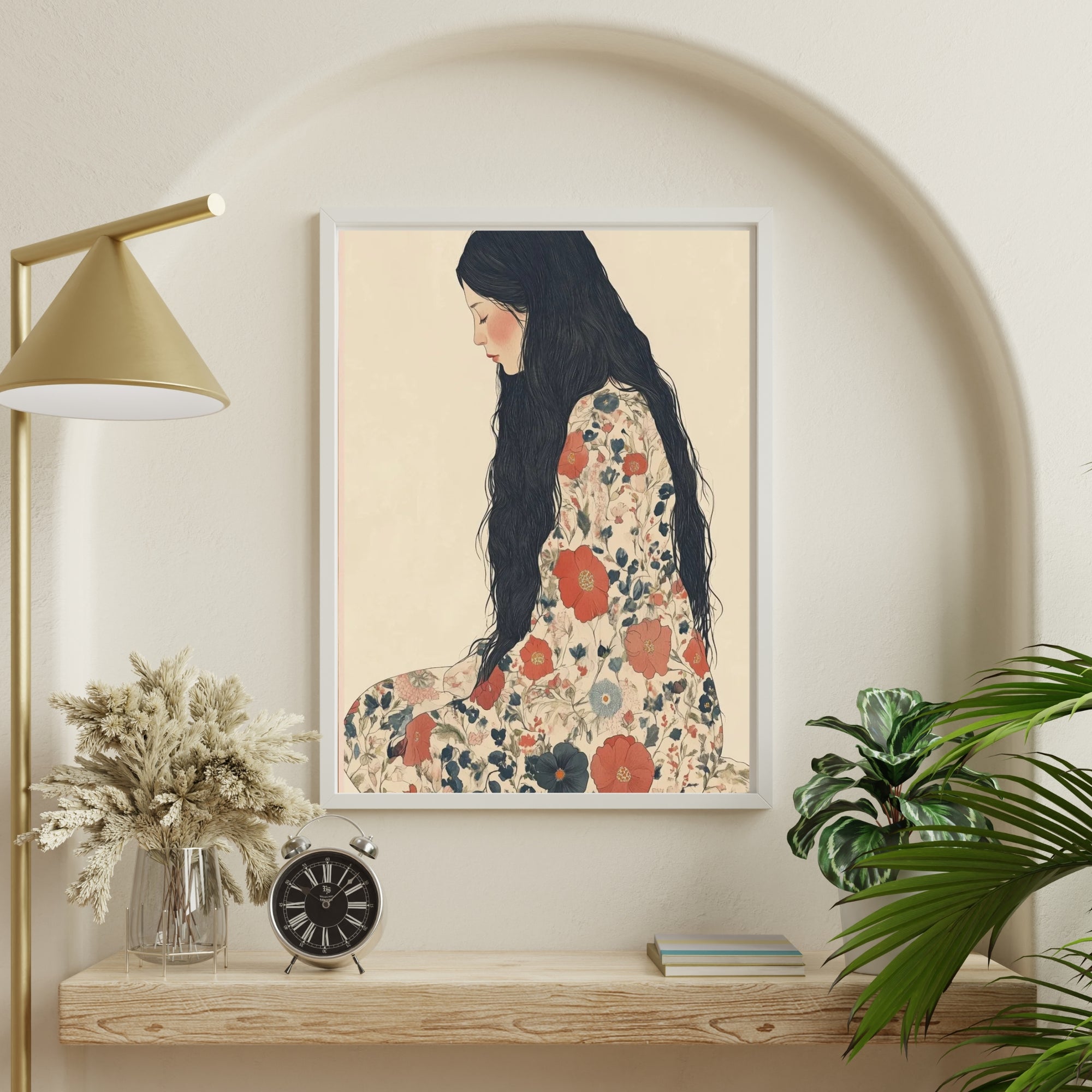 Female Flower Art Print