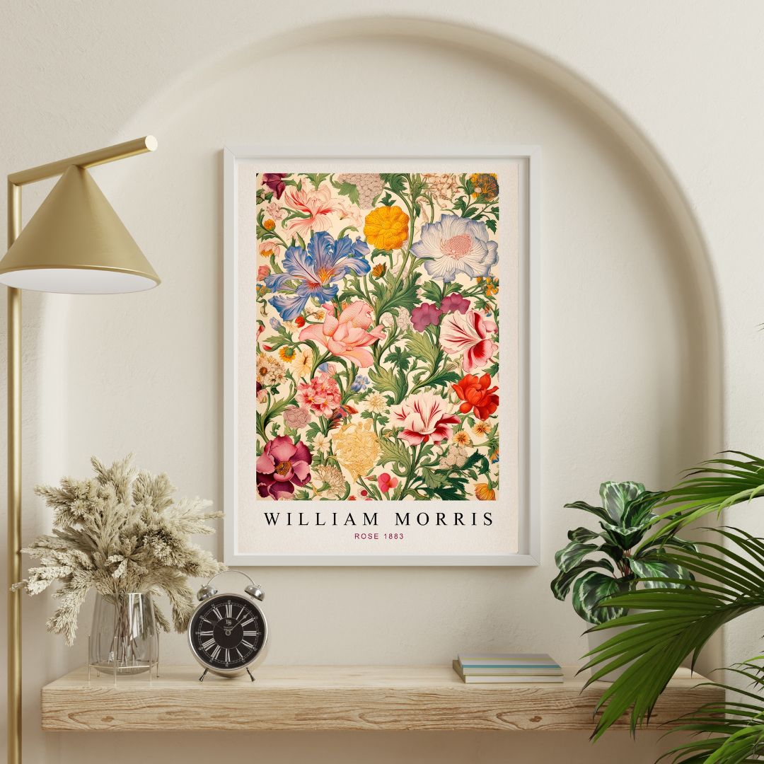 William Morris Rose Art Print