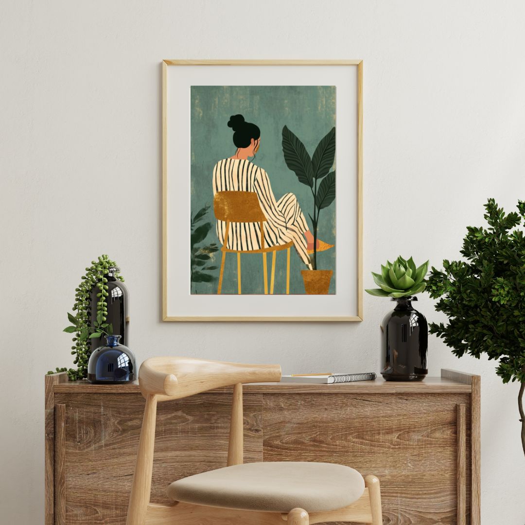 Female Portrait Art Print