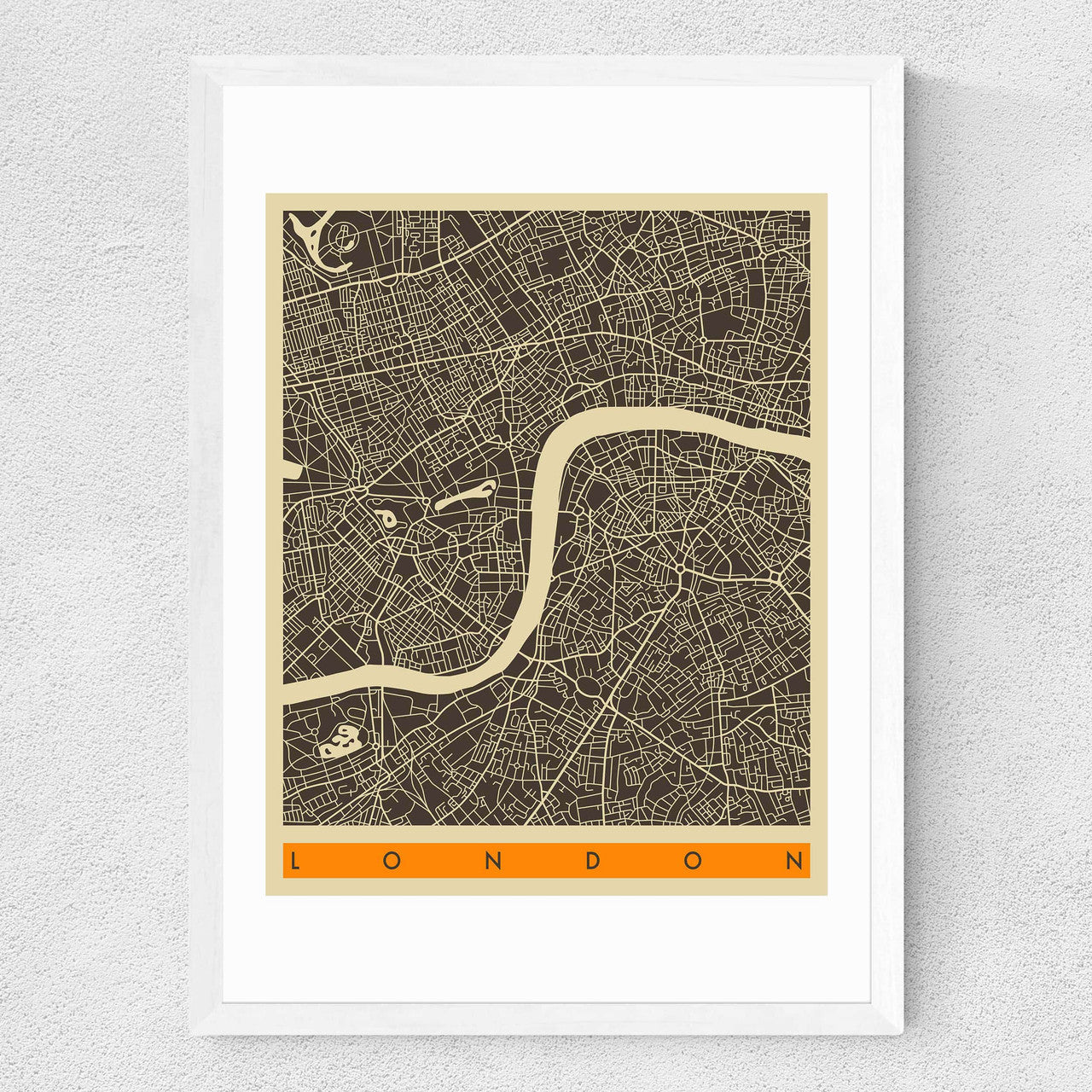 London Map B/W by Jazzberry Blue - INSIDE HOUSE