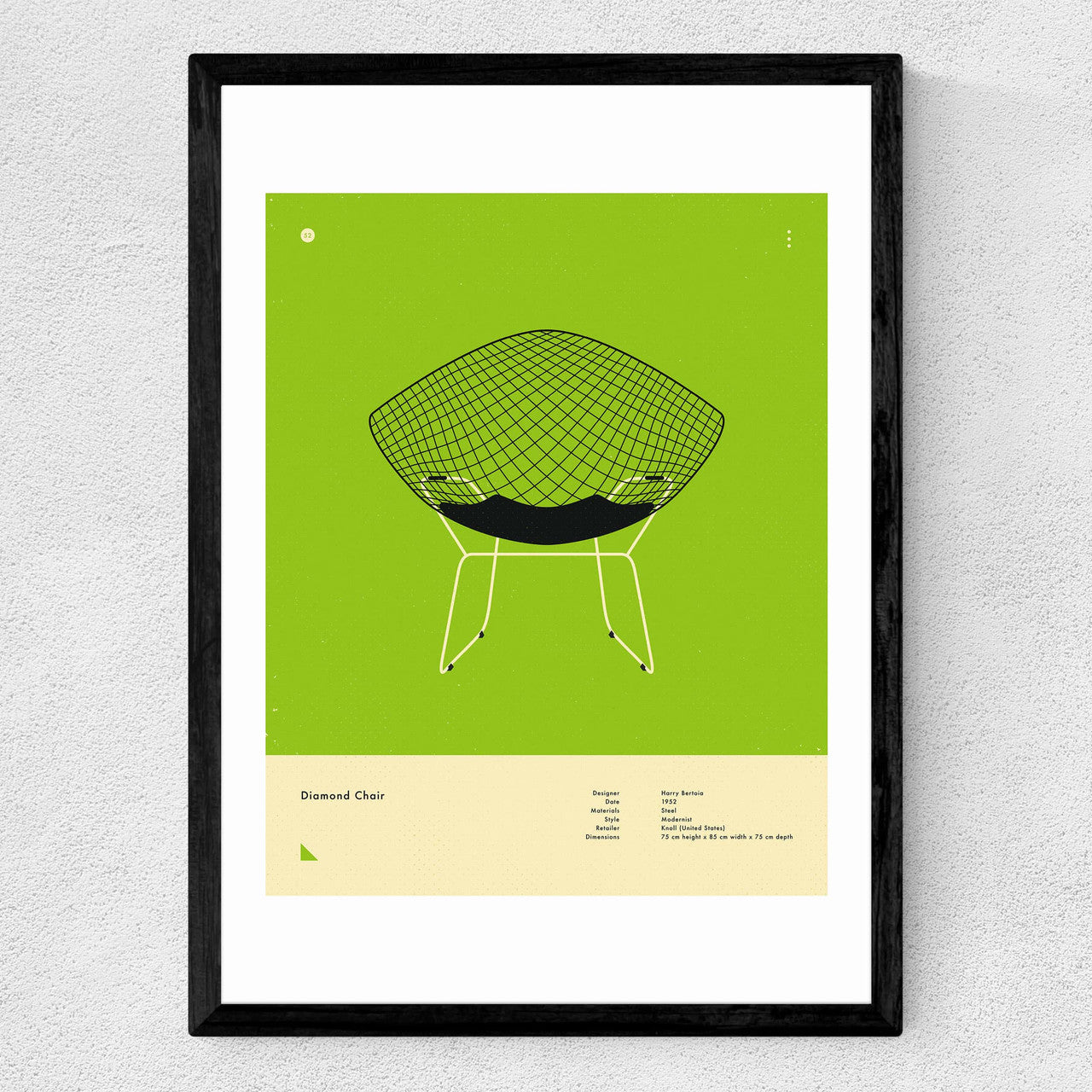 Green Diamond Chair - INSIDE HOUSE