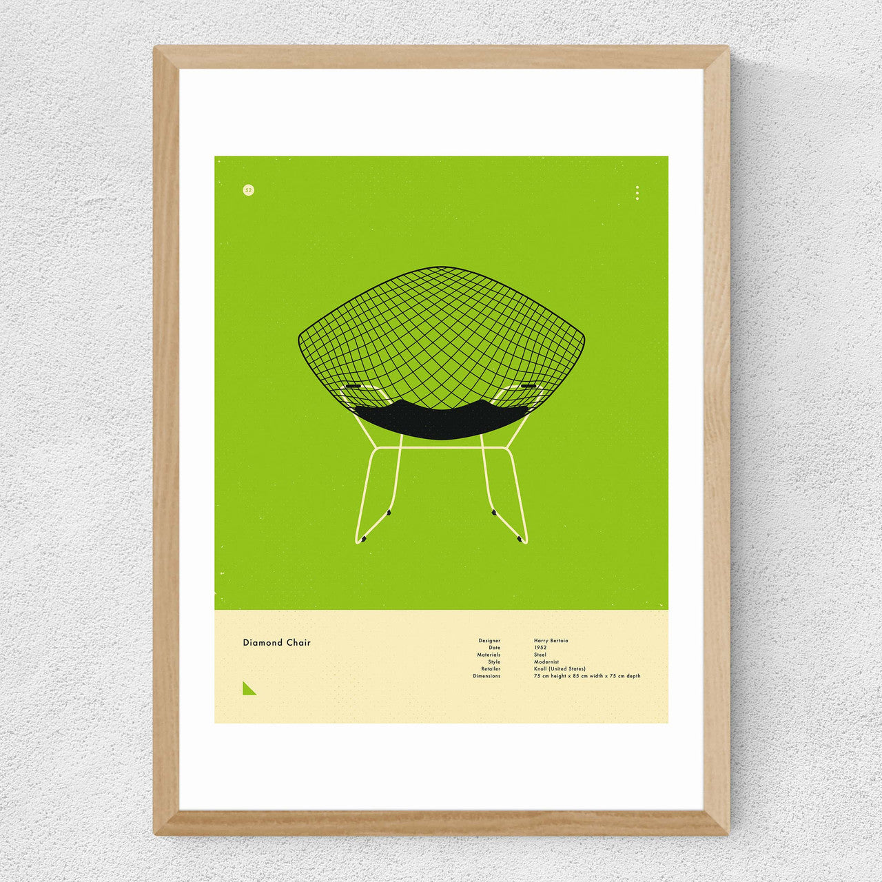 Green Diamond Chair - INSIDE HOUSE