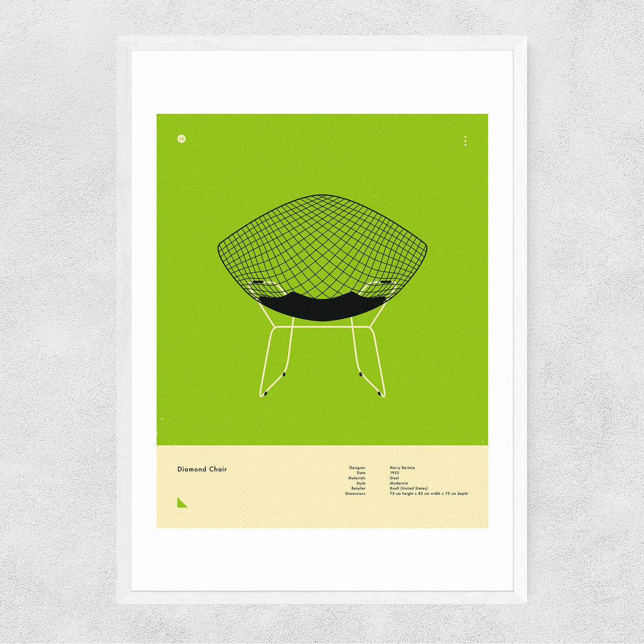 Green Diamond Chair - INSIDE HOUSE