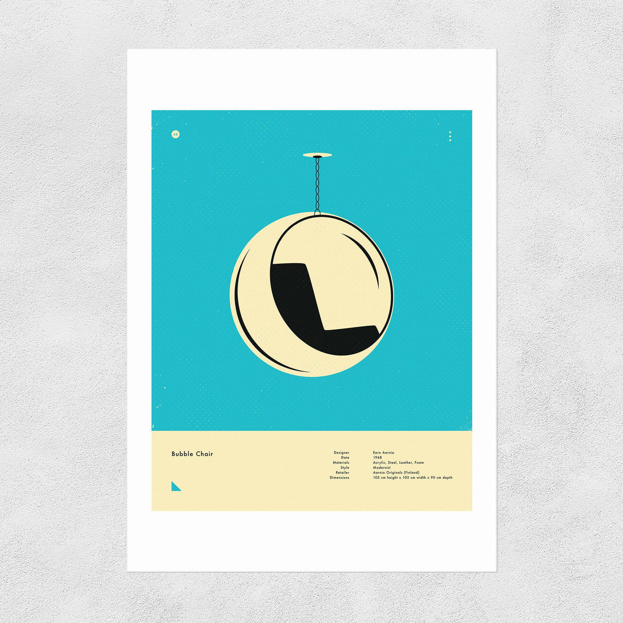 Blue Bubble Chair - INSIDE HOUSE