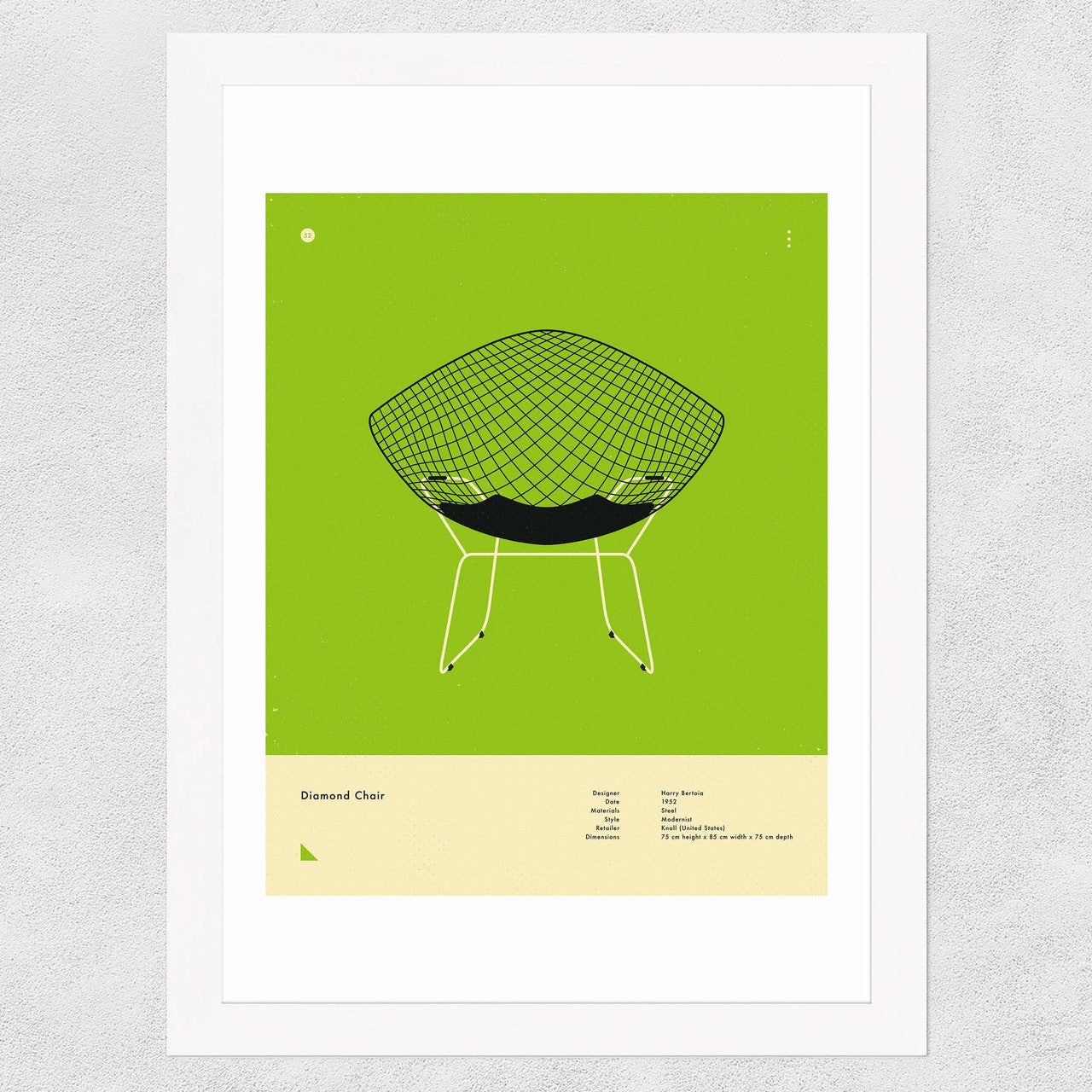 Green Diamond Chair - INSIDE HOUSE