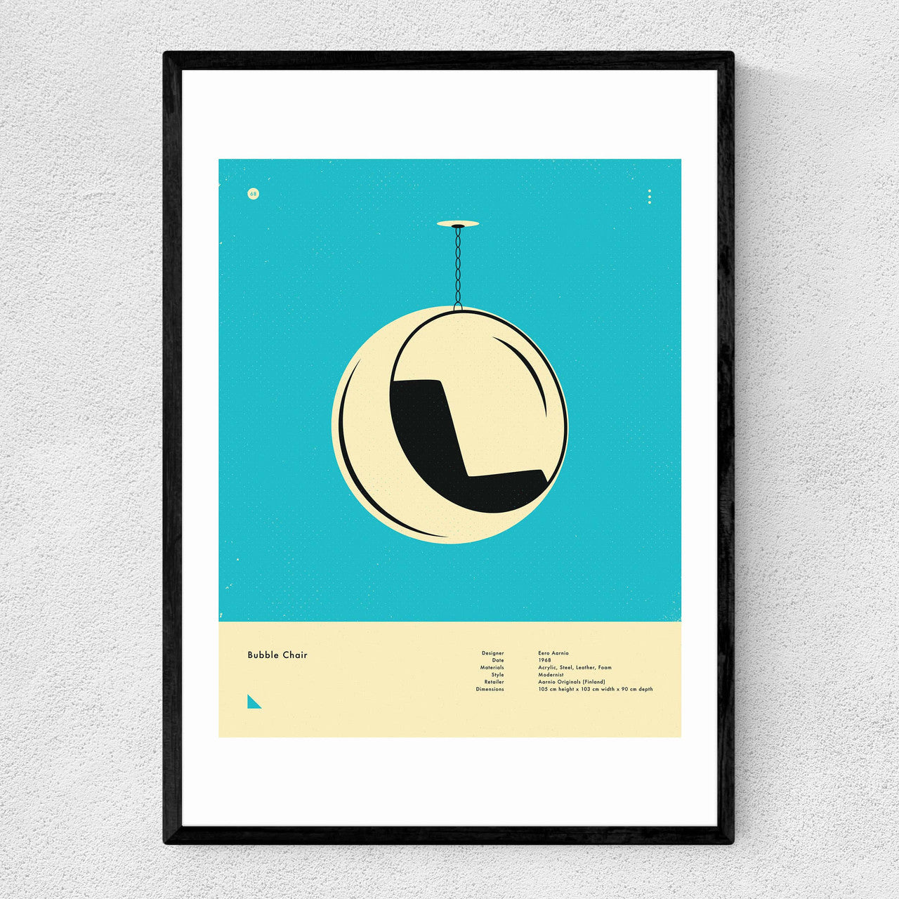 Blue Bubble Chair - INSIDE HOUSE