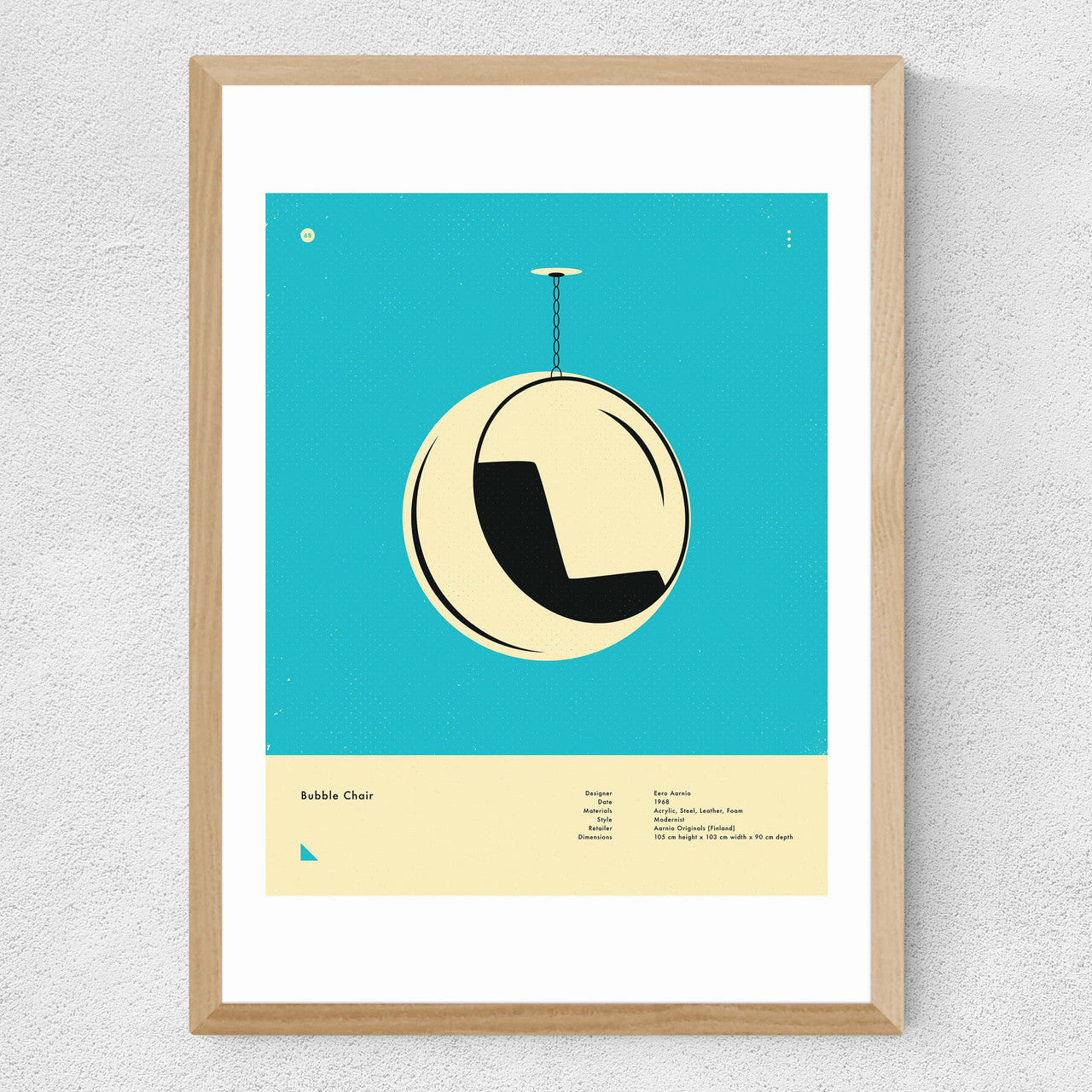 Blue Bubble Chair - INSIDE HOUSE