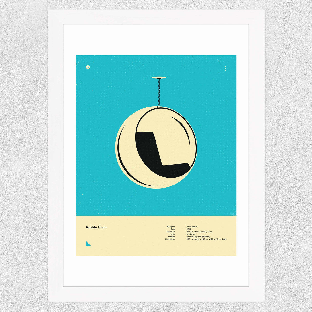 Blue Bubble Chair - INSIDE HOUSE