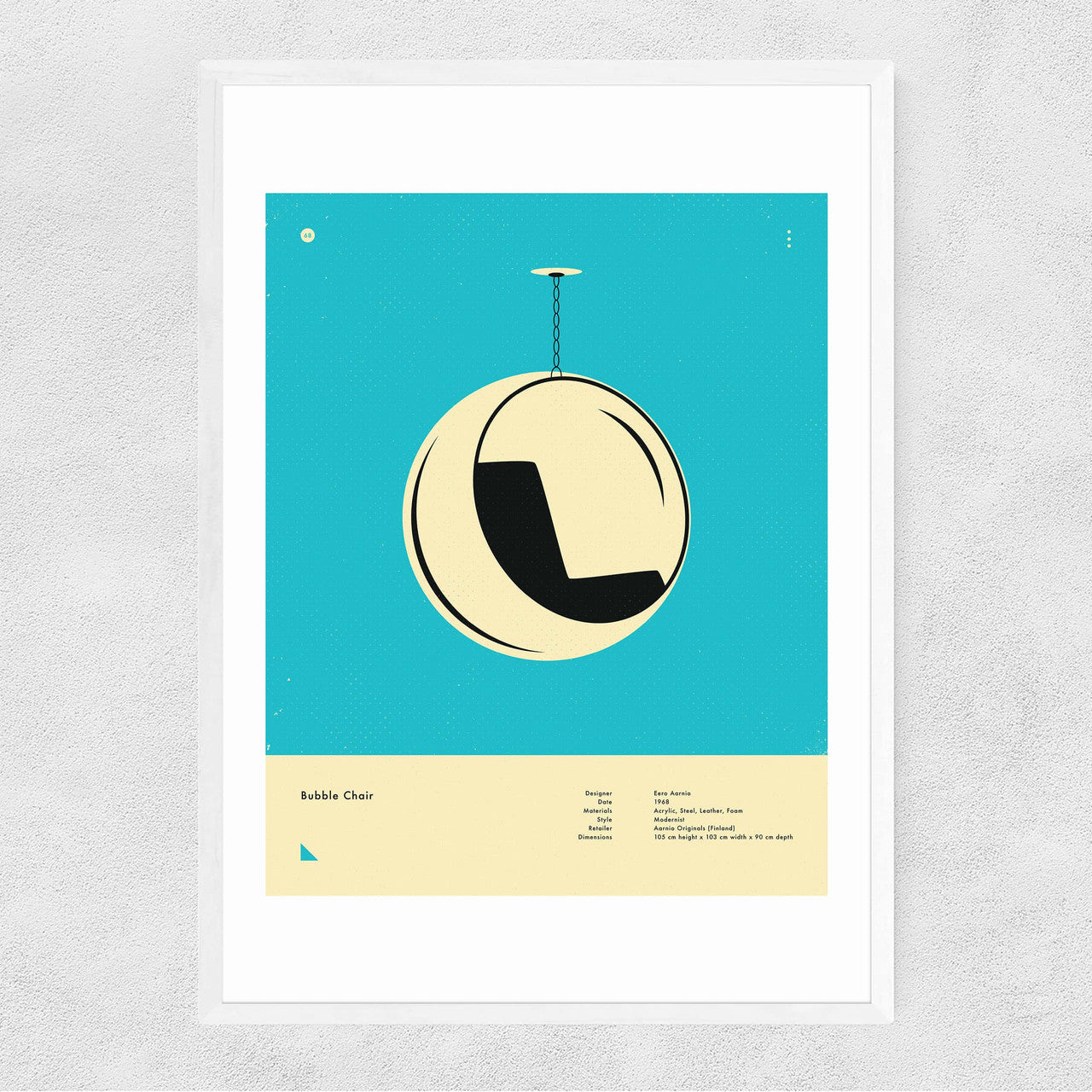 Blue Bubble Chair - INSIDE HOUSE