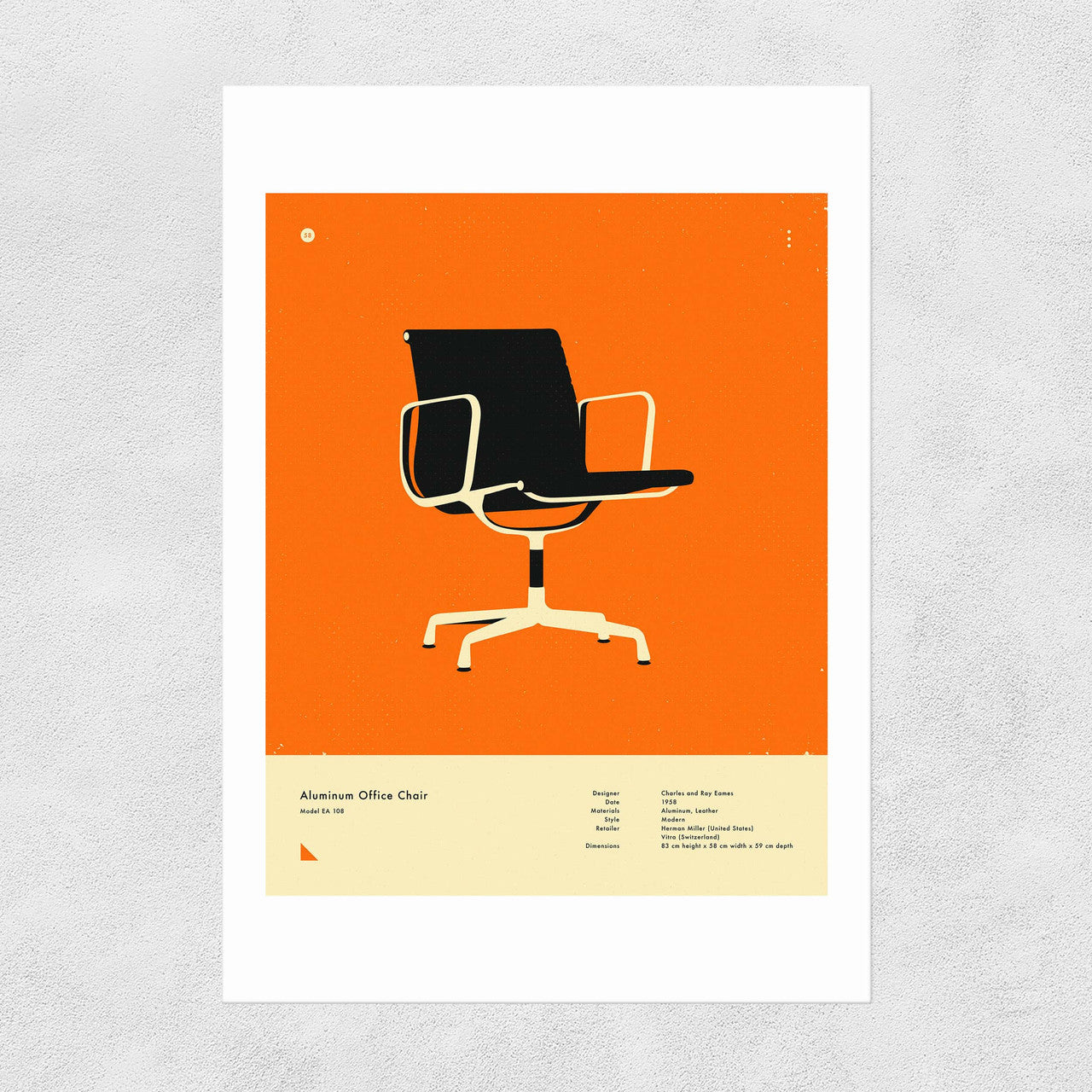 Orange 108 Office Chair - INSIDE HOUSE