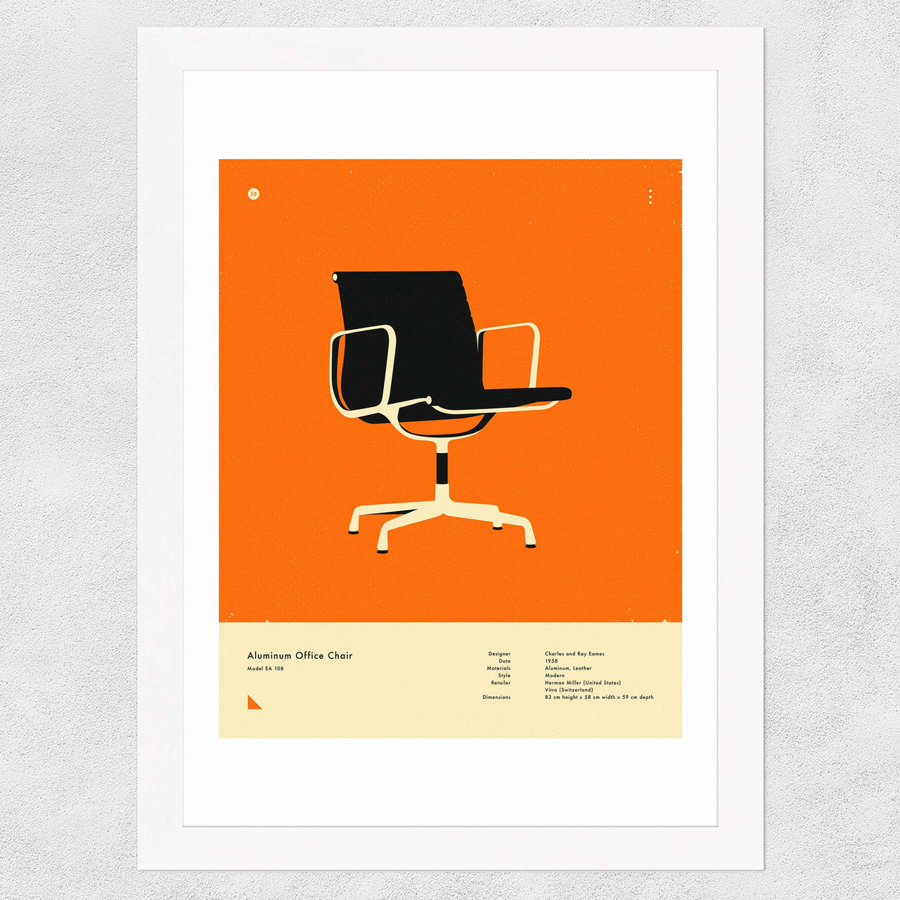 Orange 108 Office Chair - INSIDE HOUSE