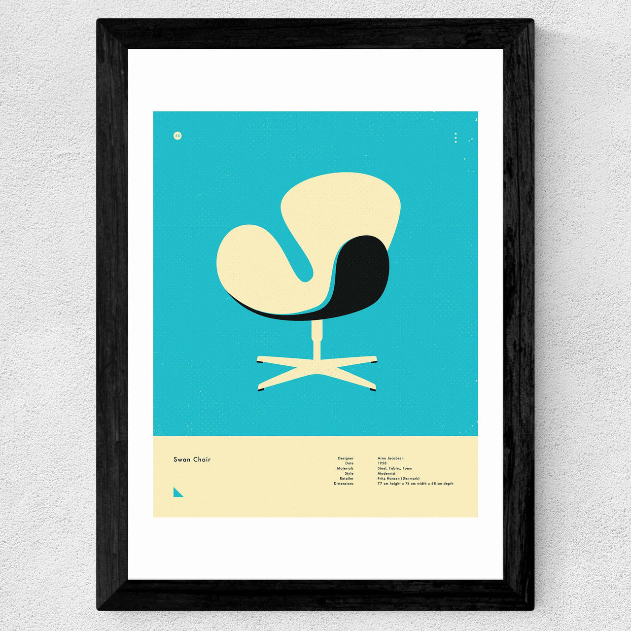 Blue Swan Chair - INSIDE HOUSE