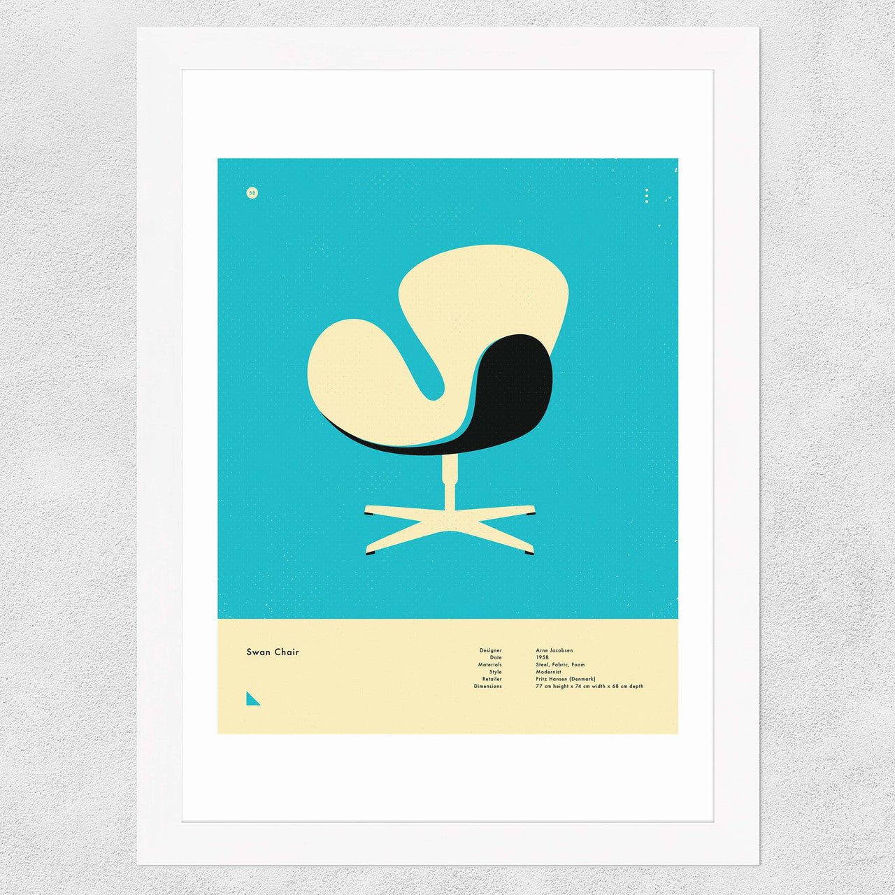 Blue Swan Chair - INSIDE HOUSE