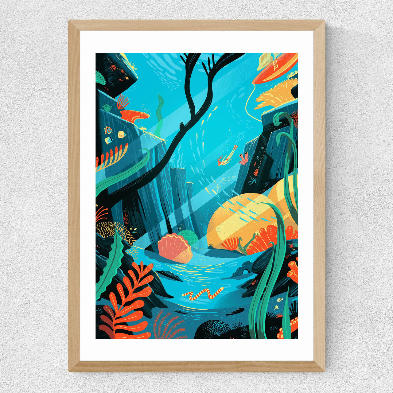 Freediving Underwater