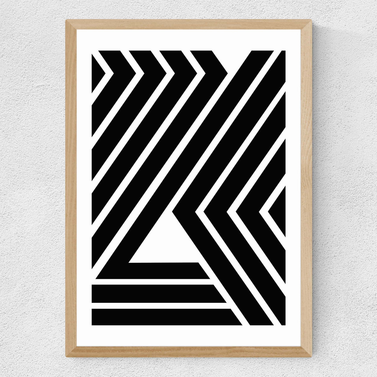 Geometric Black Strips - INSIDE HOUSE