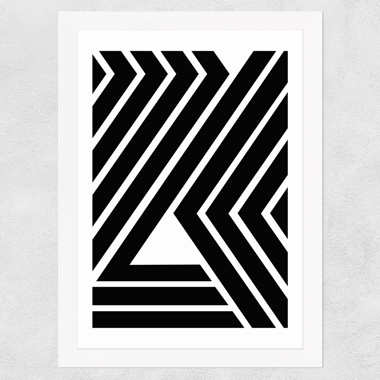 Geometric Black Strips - INSIDE HOUSE