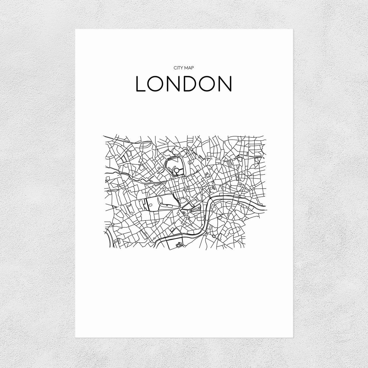 City Map London - INSIDE HOUSE