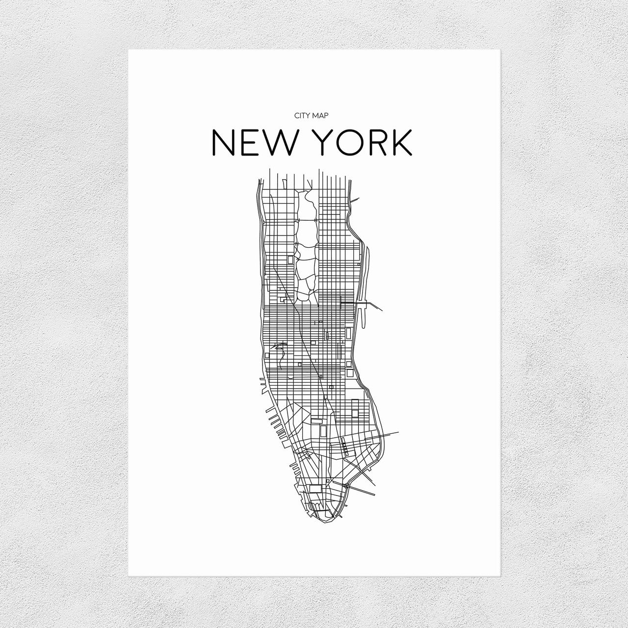 City Map New York - INSIDE HOUSE