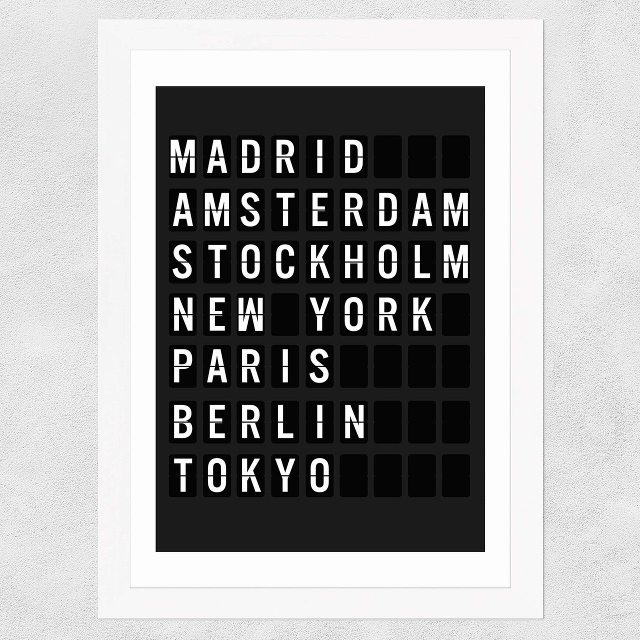 Arrivals Board - INSIDE HOUSE