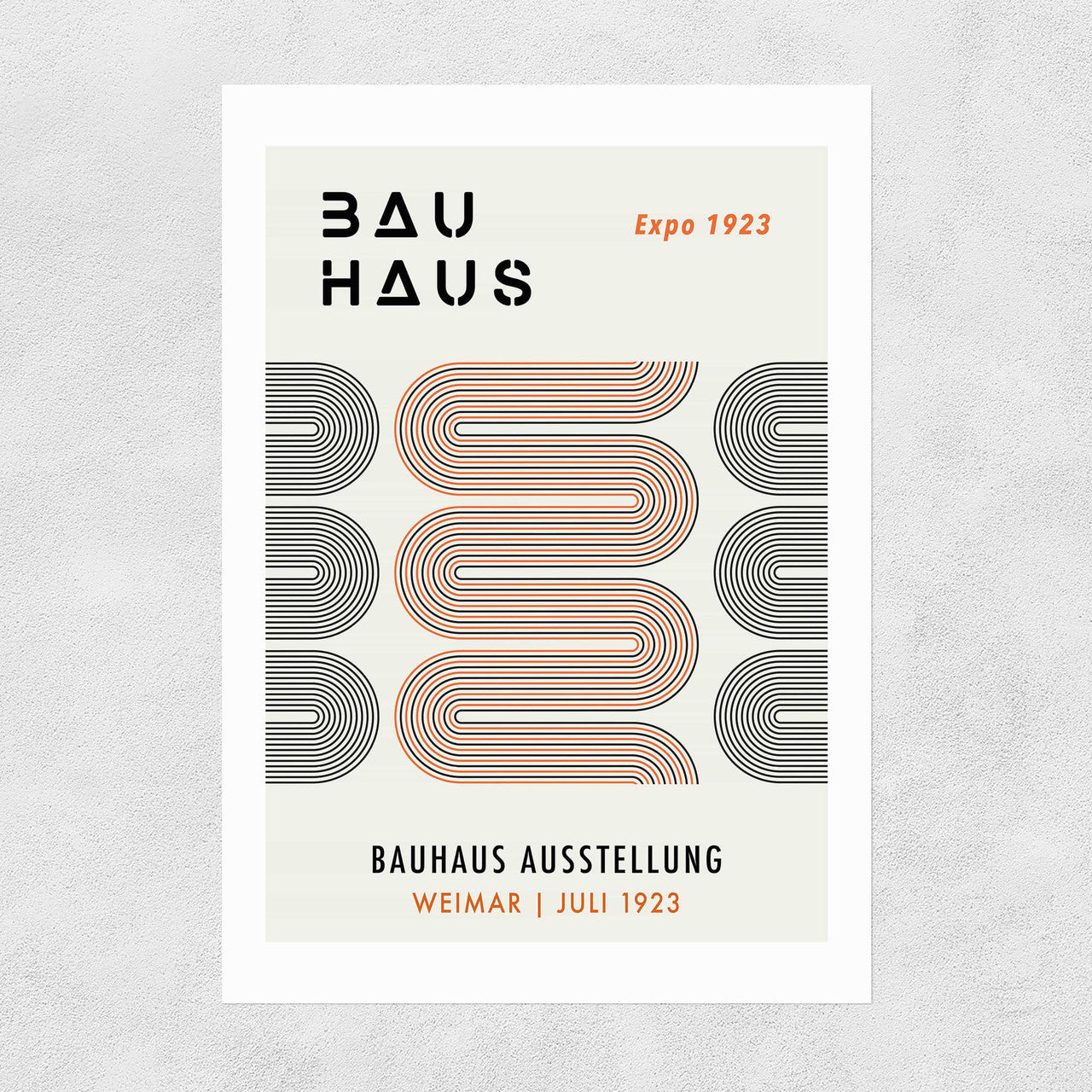 Black And Orange Bauhaus - INSIDE HOUSE