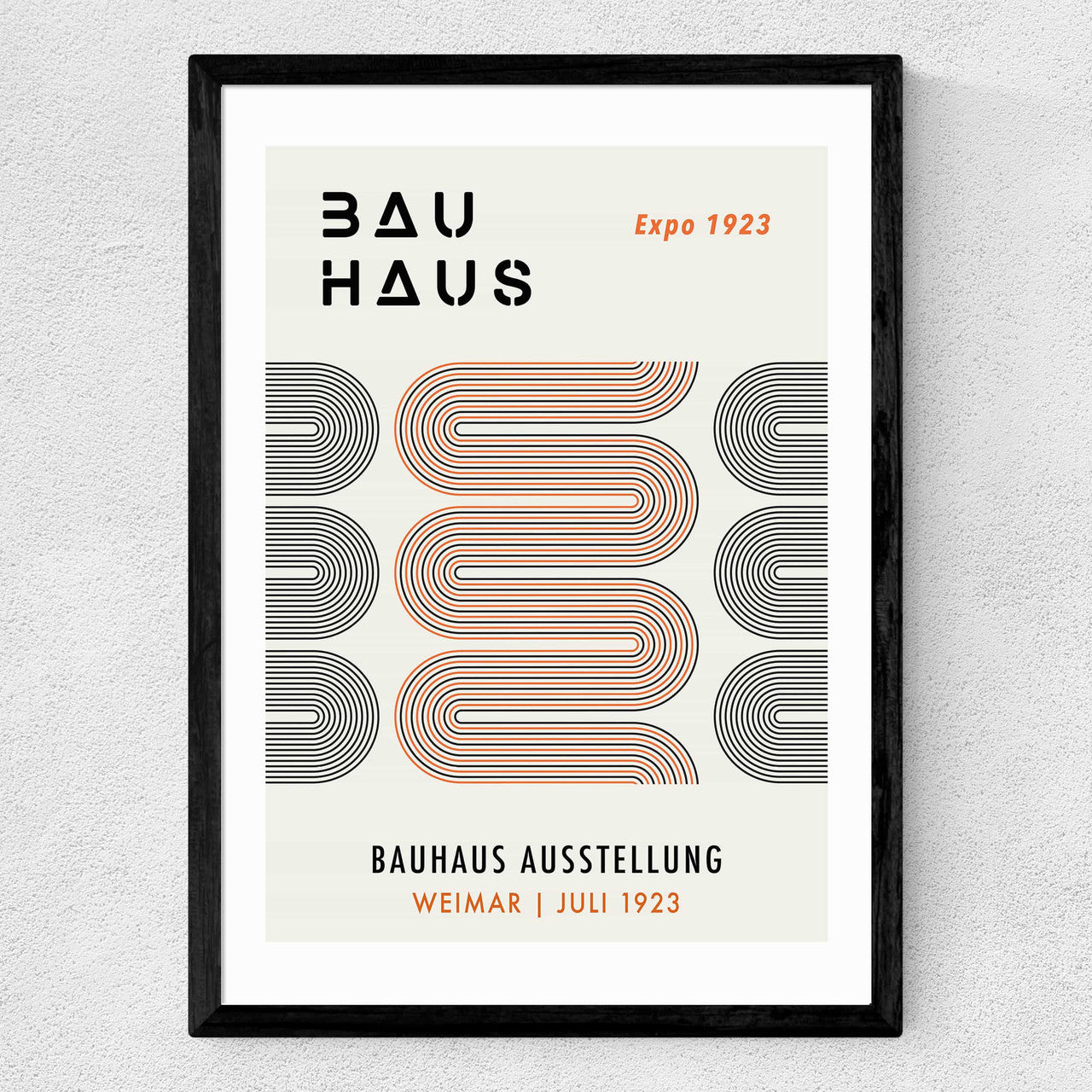 Black And Orange Bauhaus - INSIDE HOUSE