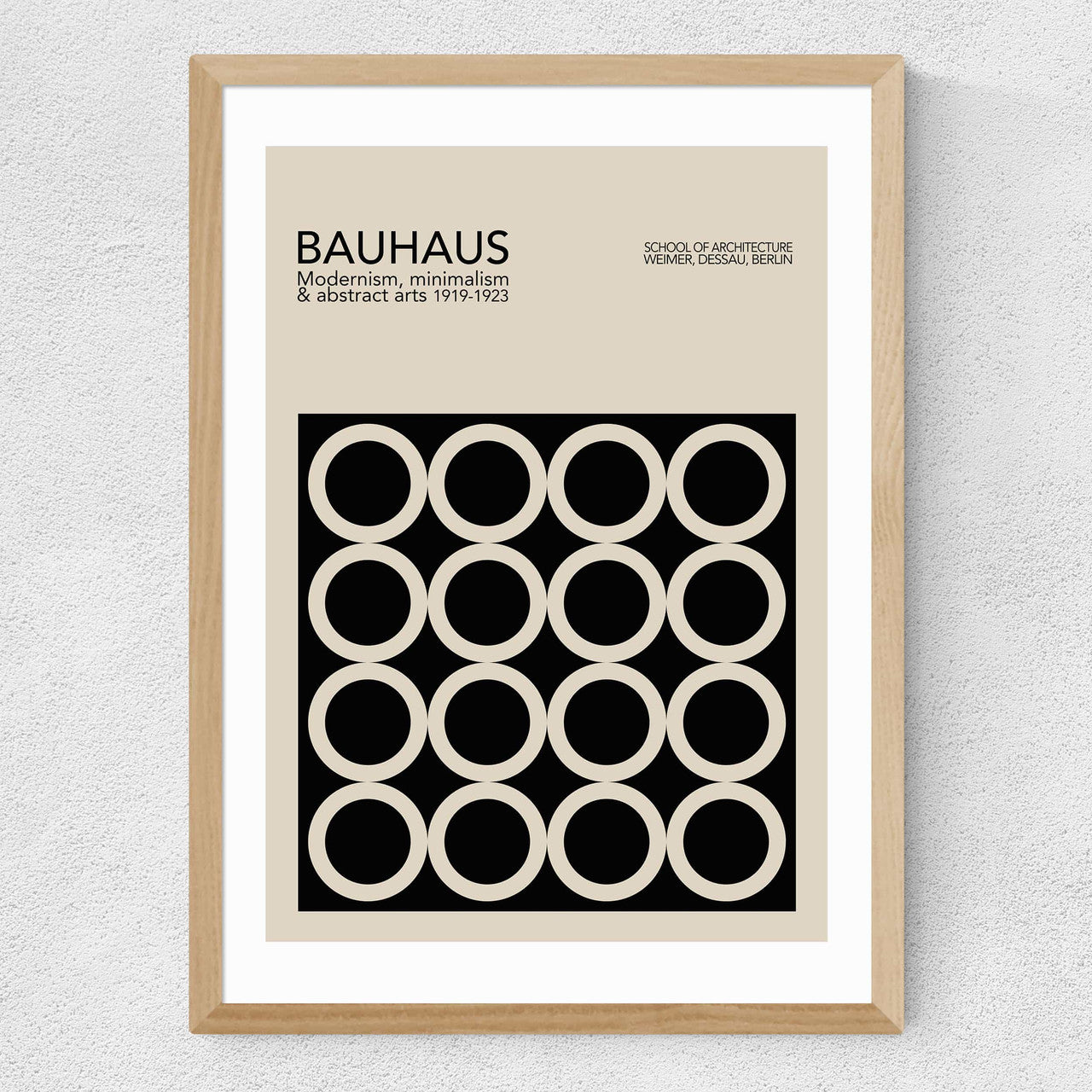 Black And Beige Bauhaus
