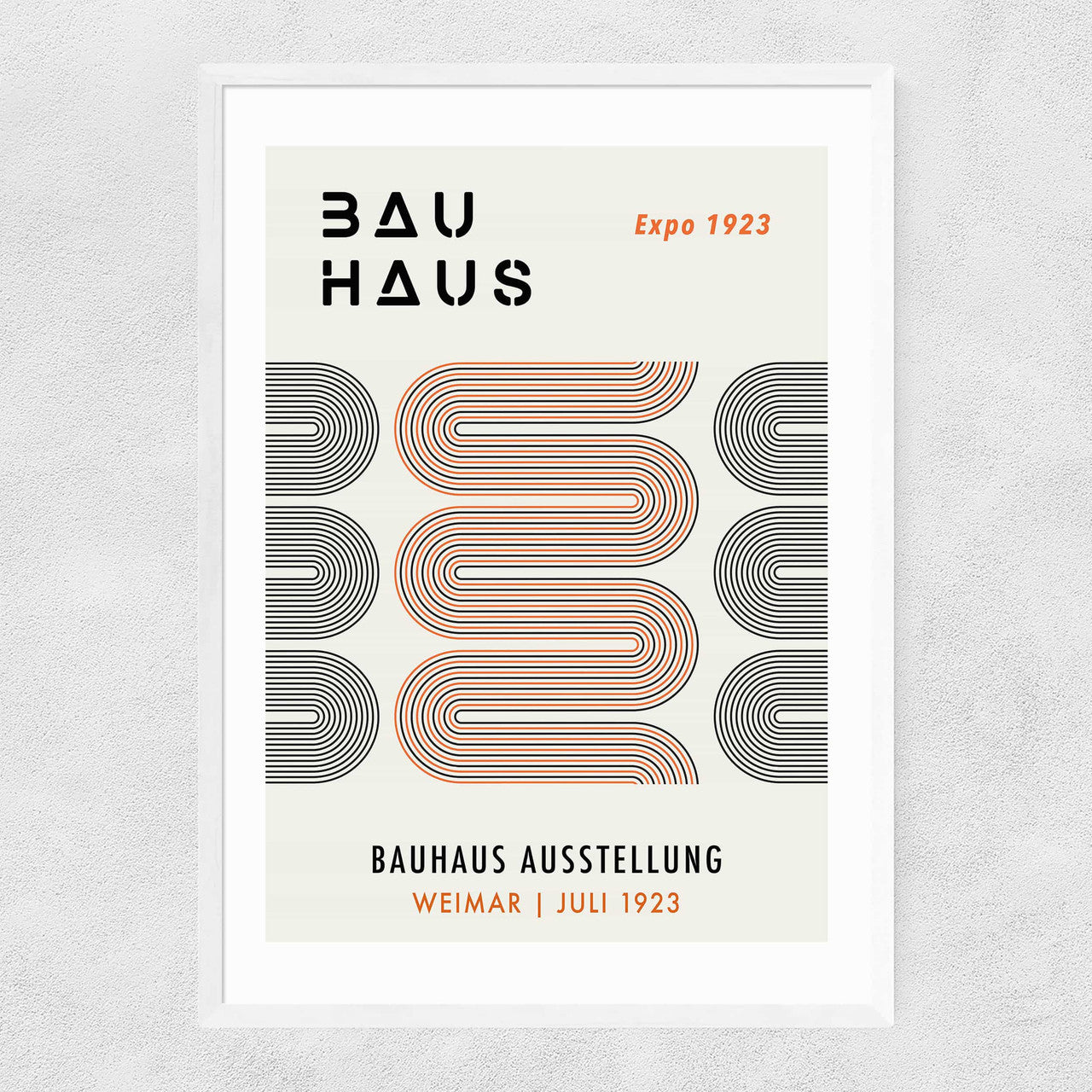 Black And Orange Bauhaus - INSIDE HOUSE