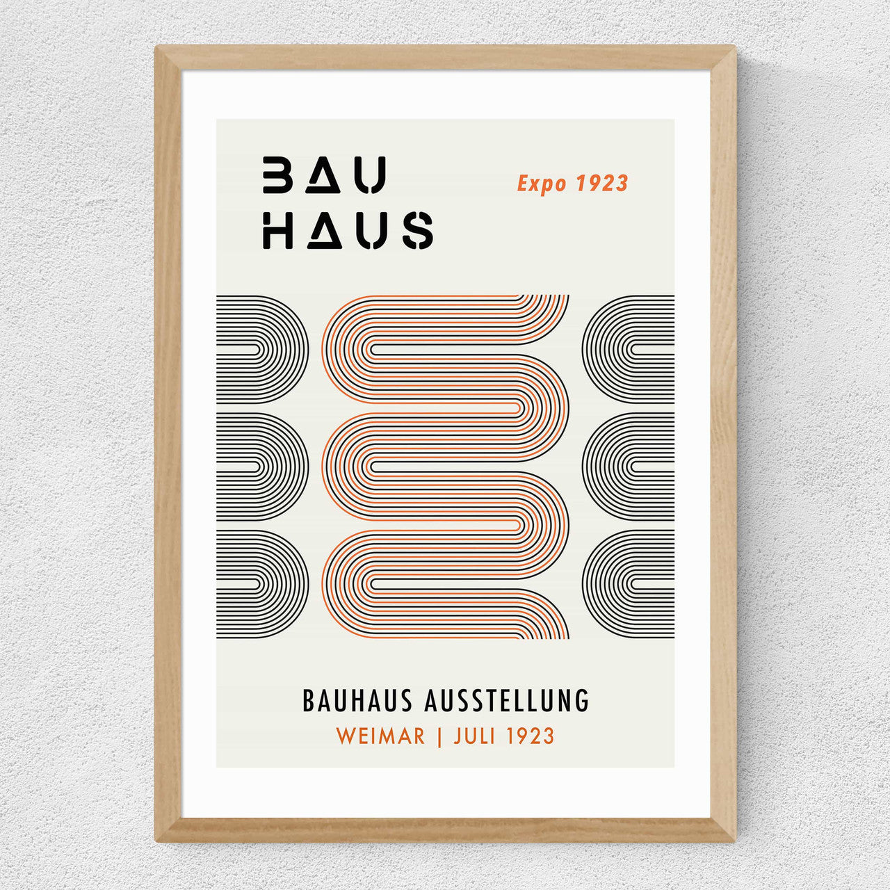 Black And Orange Bauhaus - INSIDE HOUSE