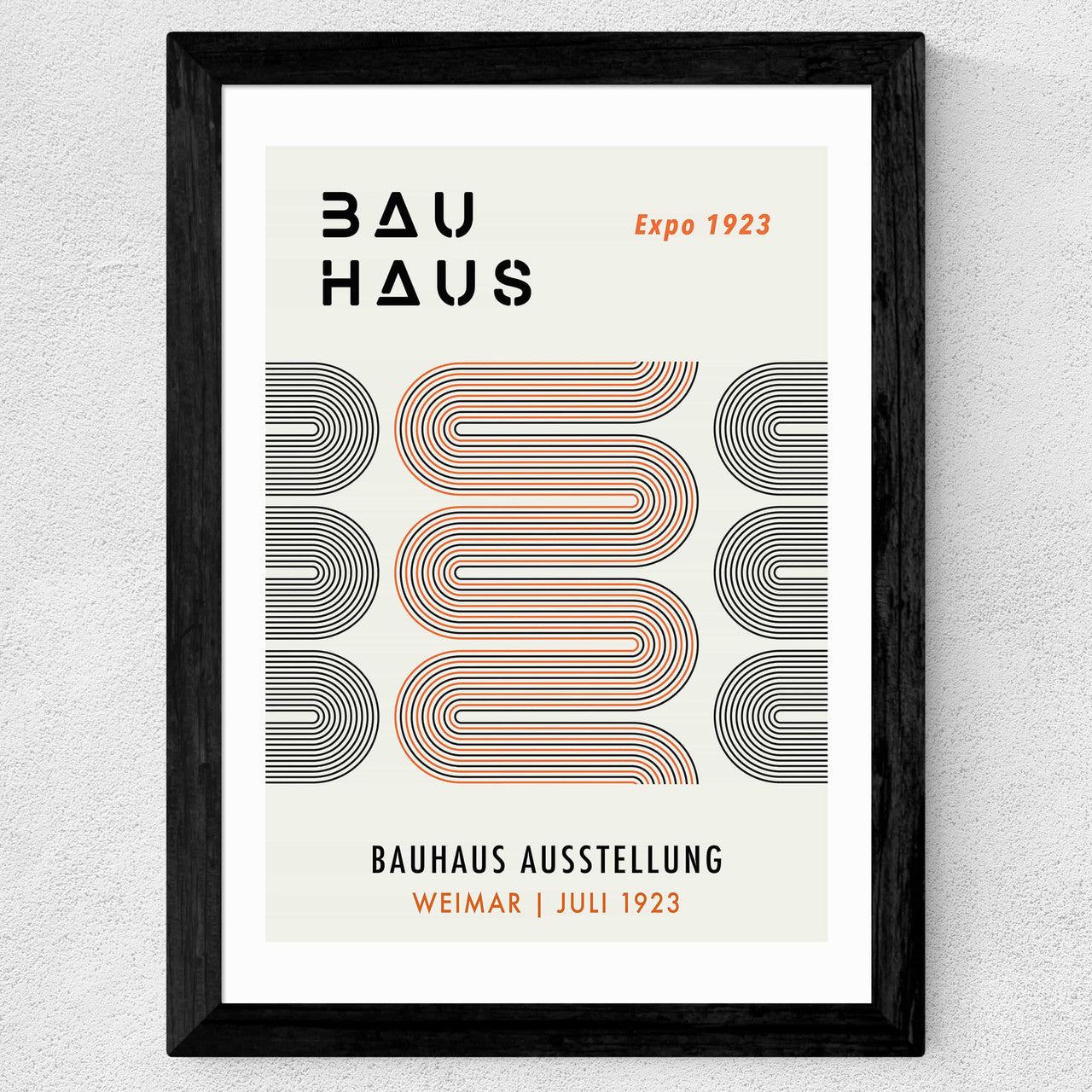 Black And Orange Bauhaus - INSIDE HOUSE