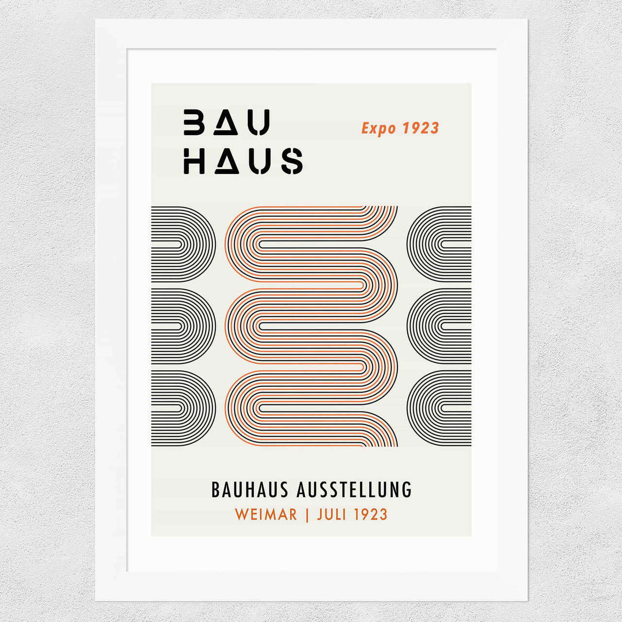 Black And Orange Bauhaus - INSIDE HOUSE