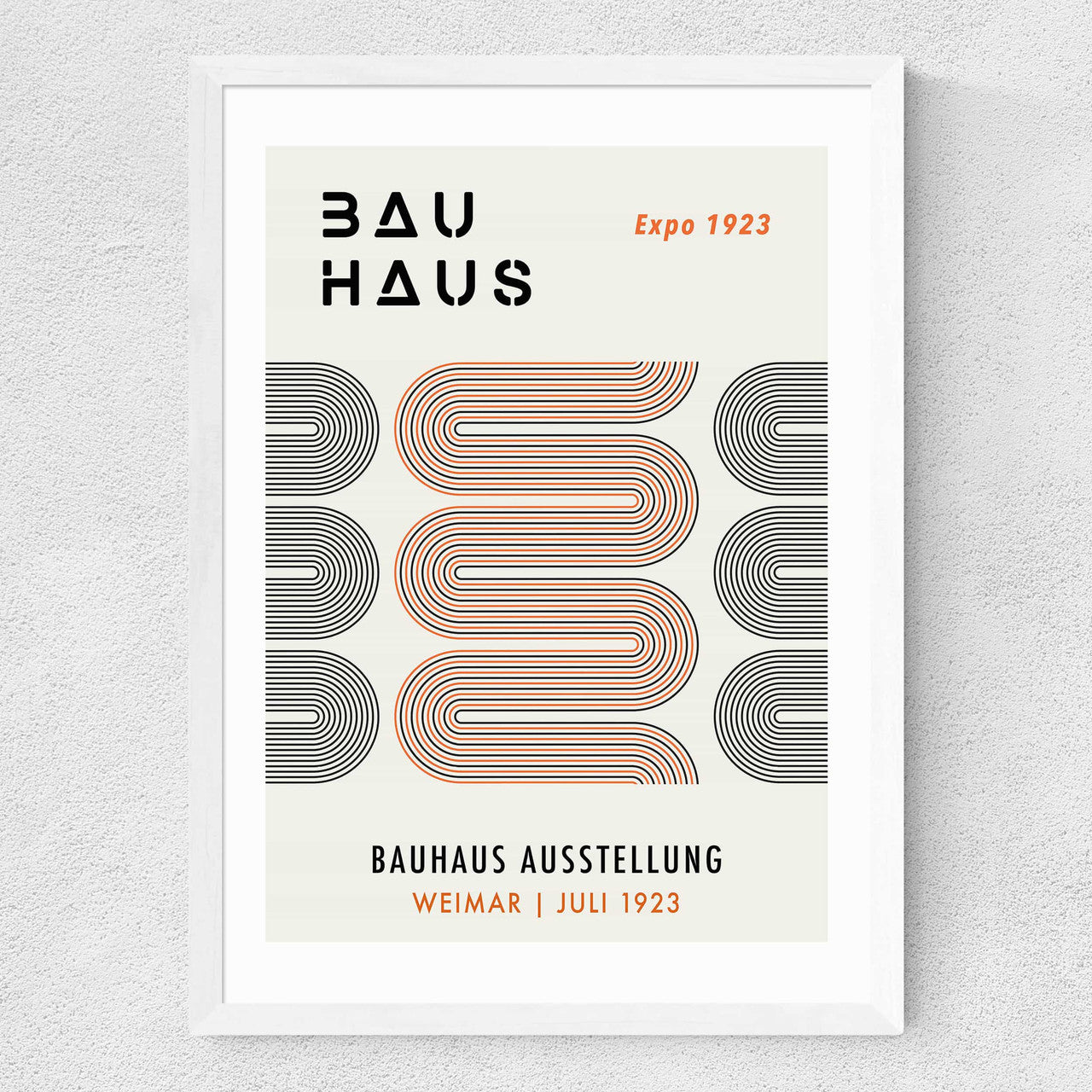 Black And Orange Bauhaus - INSIDE HOUSE