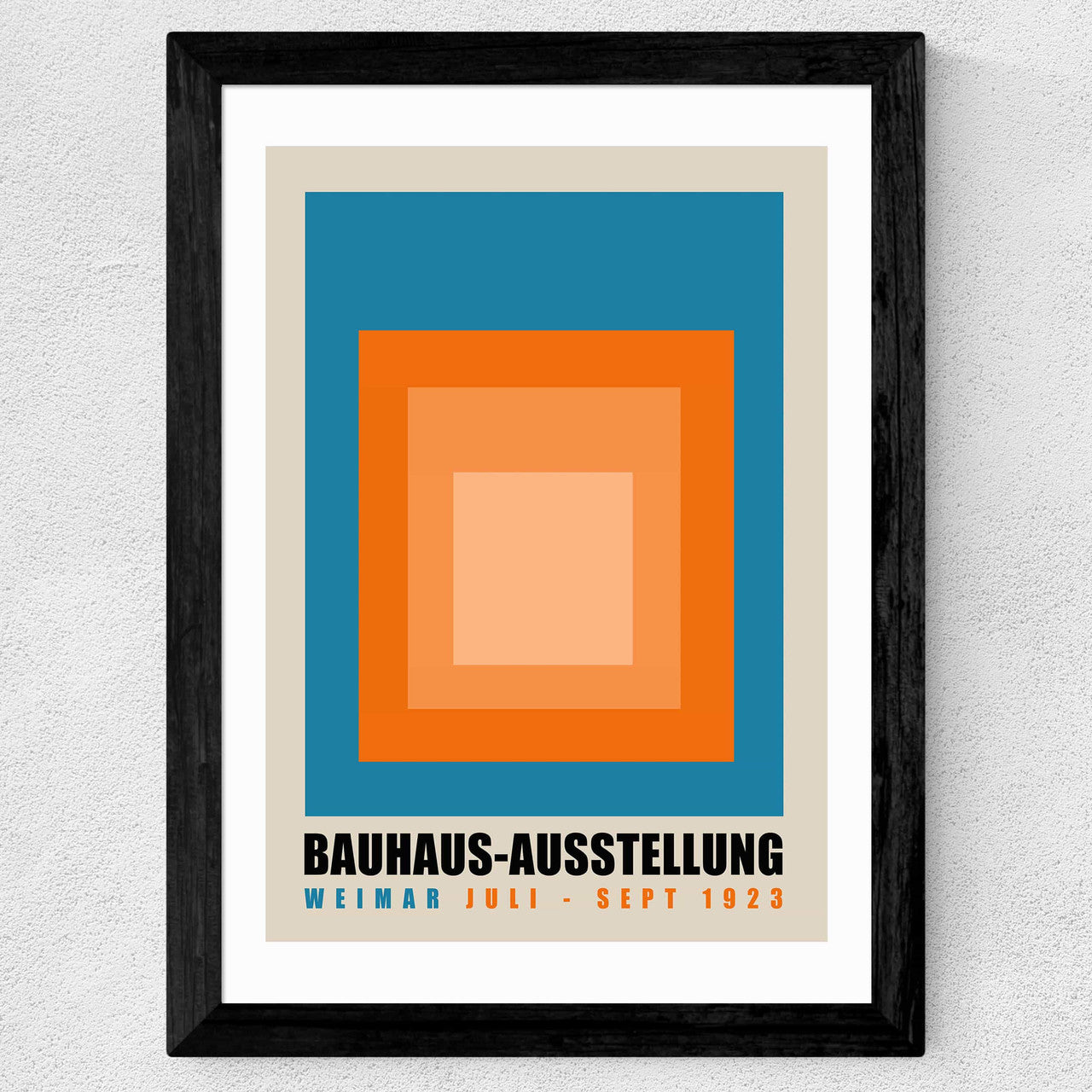 Blue And Orange Bauhaus Ausstellung - INSIDE HOUSE