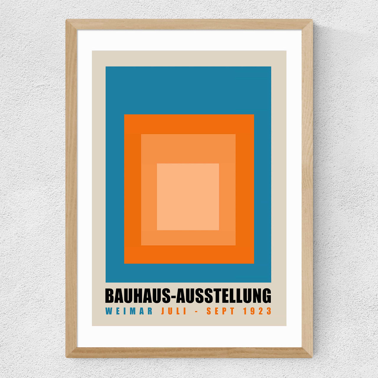 Blue And Orange Bauhaus Ausstellung - INSIDE HOUSE