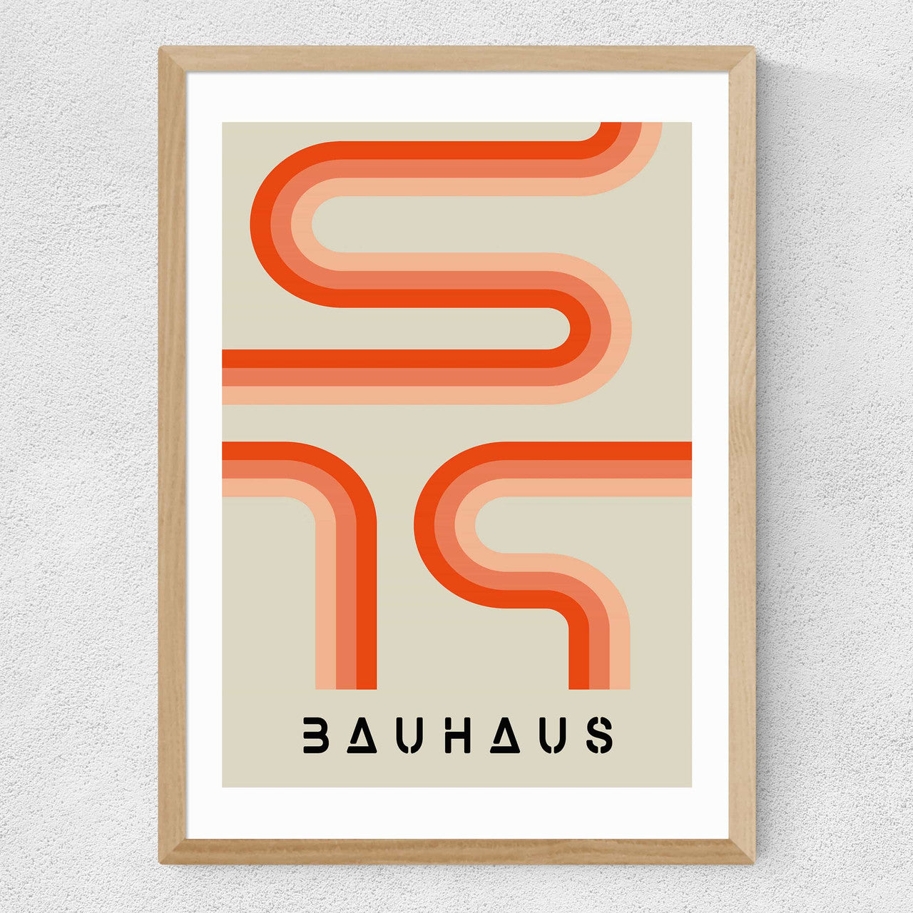 Orange Stripes Bauhaus