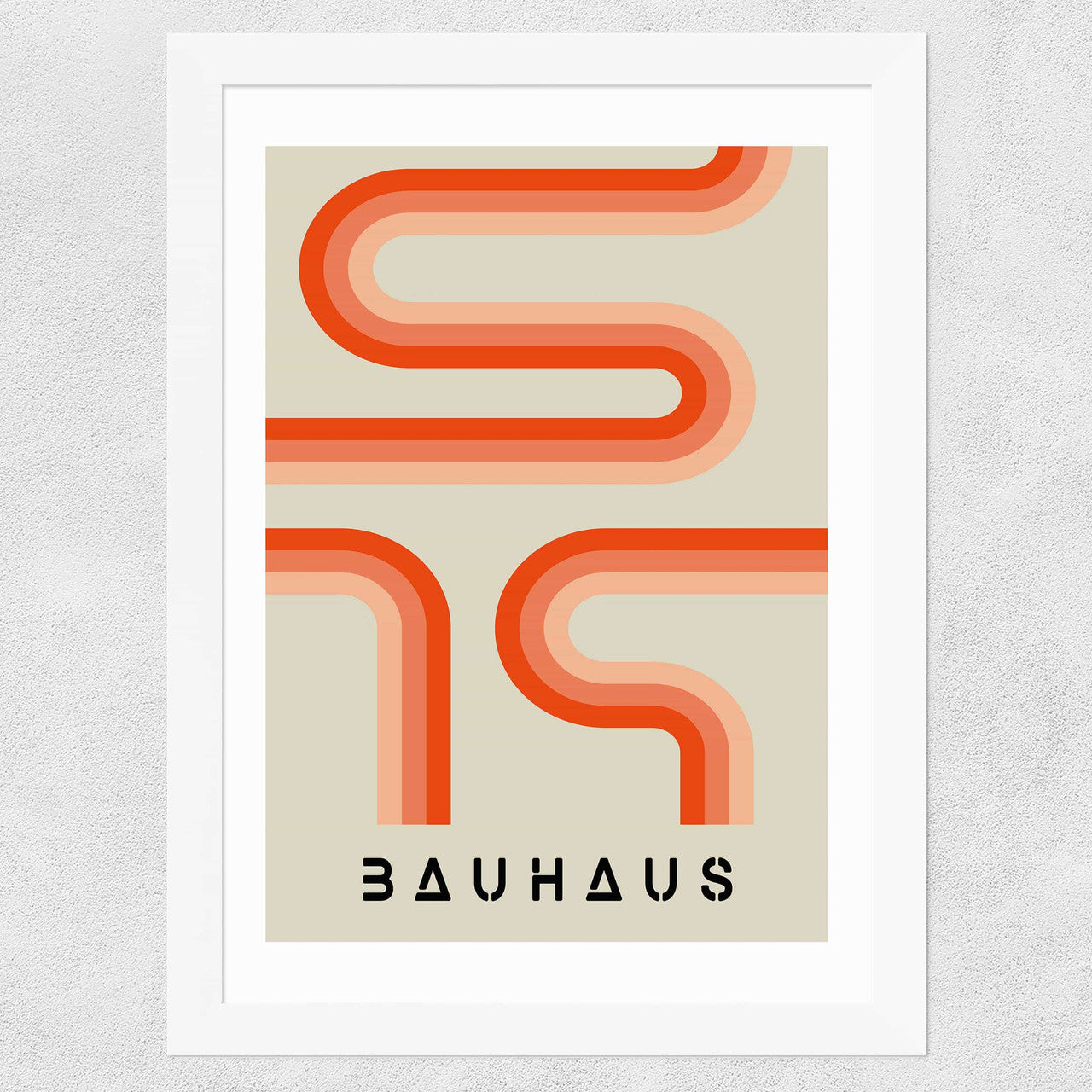 Orange Stripes Bauhaus