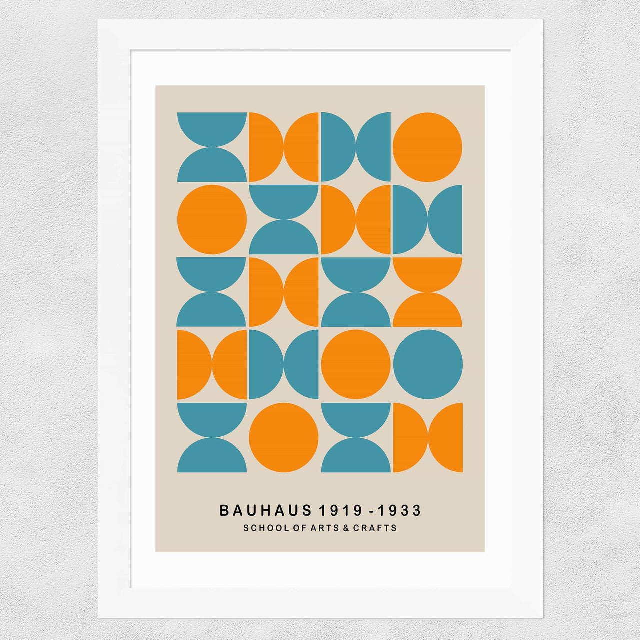 Blue And Orange Bauhaus