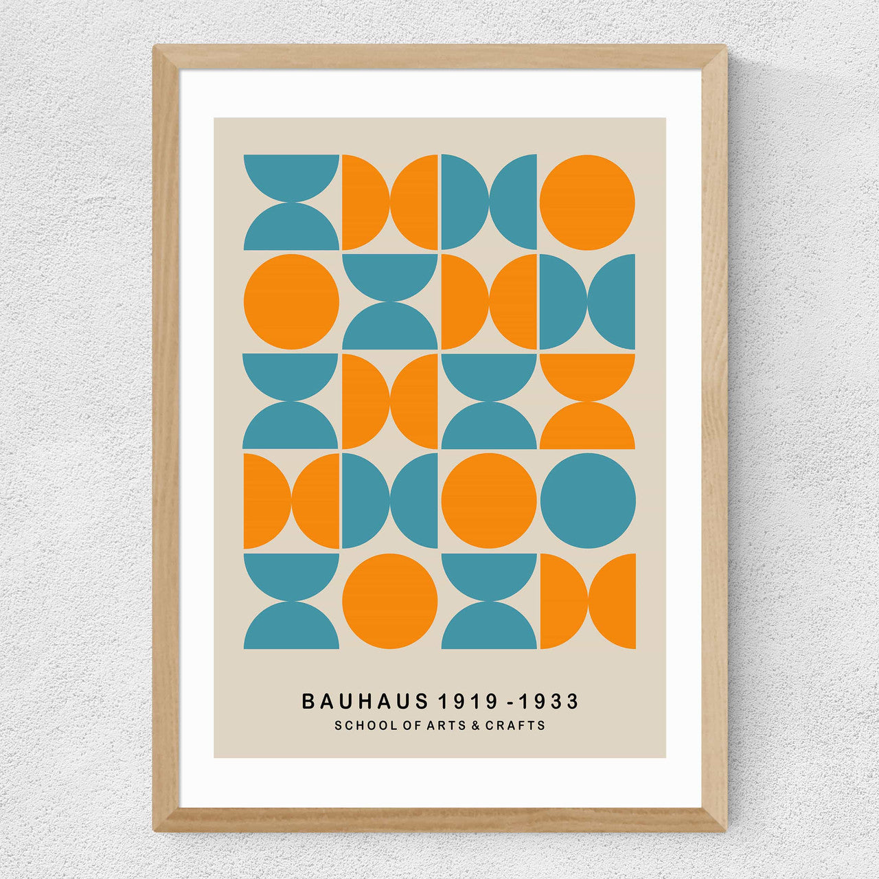 Blue And Orange Bauhaus