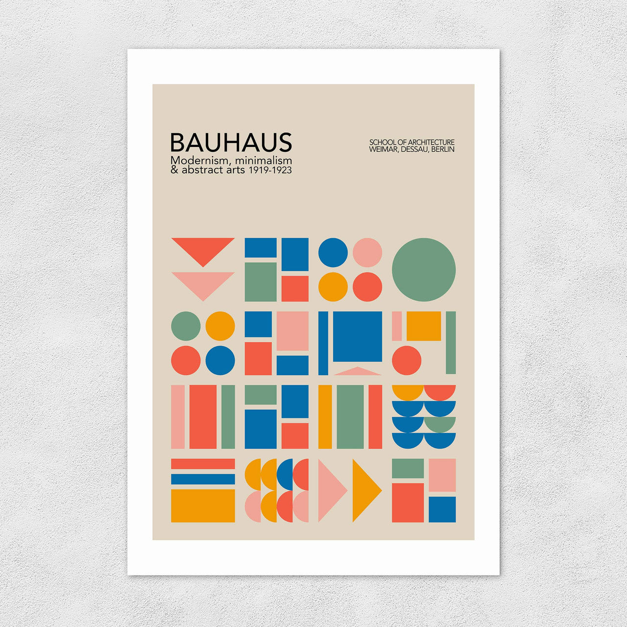 Bauhaus Colour Blocks - INSIDE HOUSE