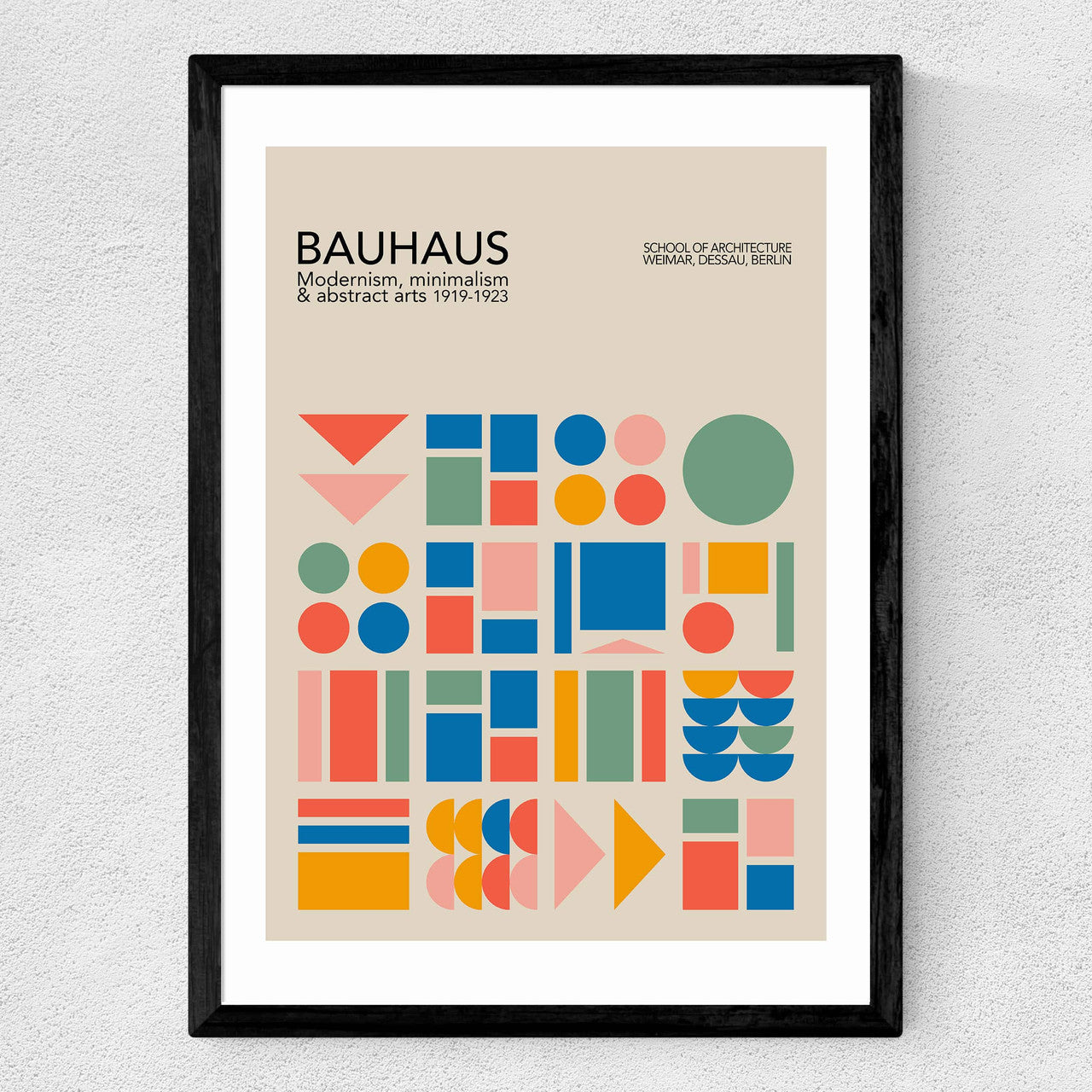 Bauhaus Colour Blocks - INSIDE HOUSE