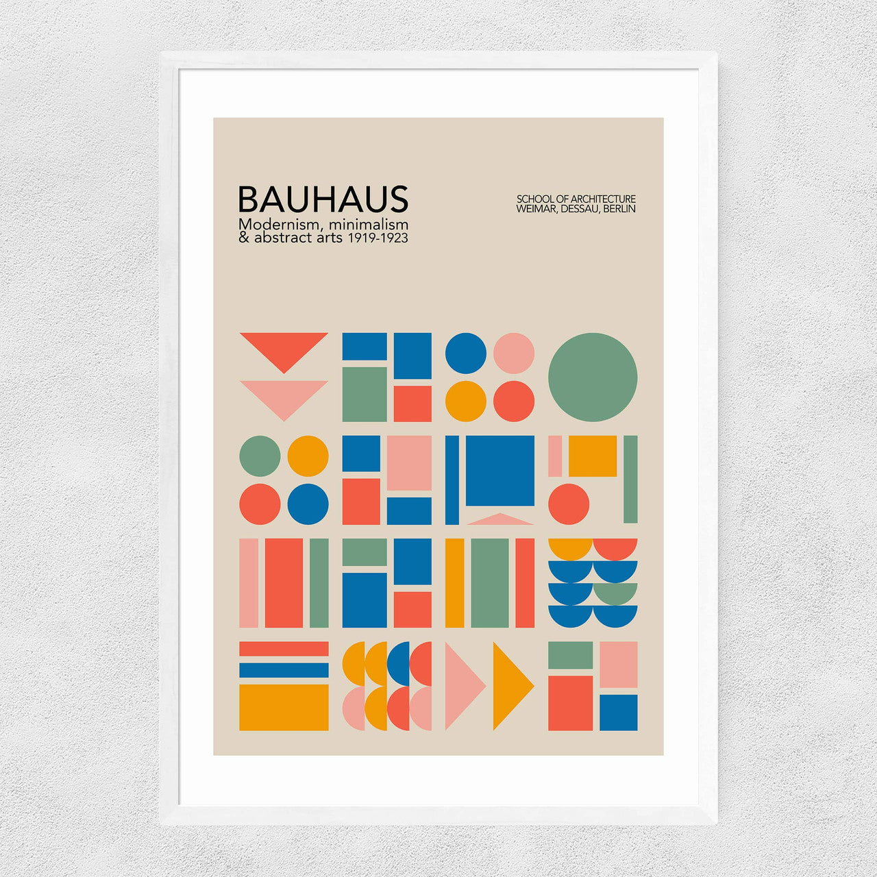 Bauhaus Colour Blocks - INSIDE HOUSE