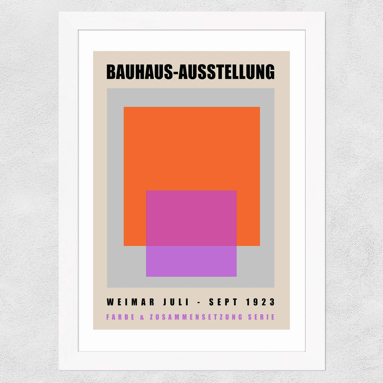Orange &amp; Purple Bauhaus
