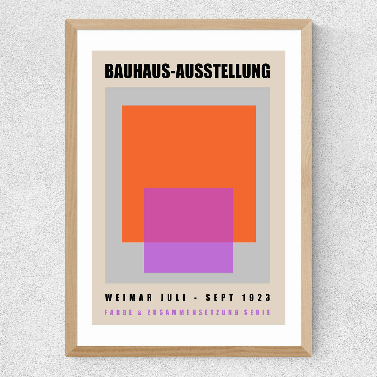 Orange &amp; Purple Bauhaus