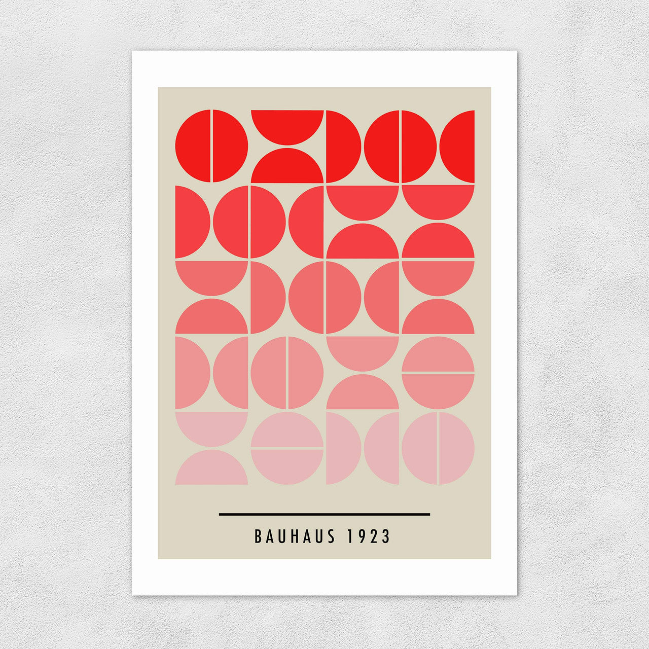 Red Bauhaus Gradient - INSIDE HOUSE