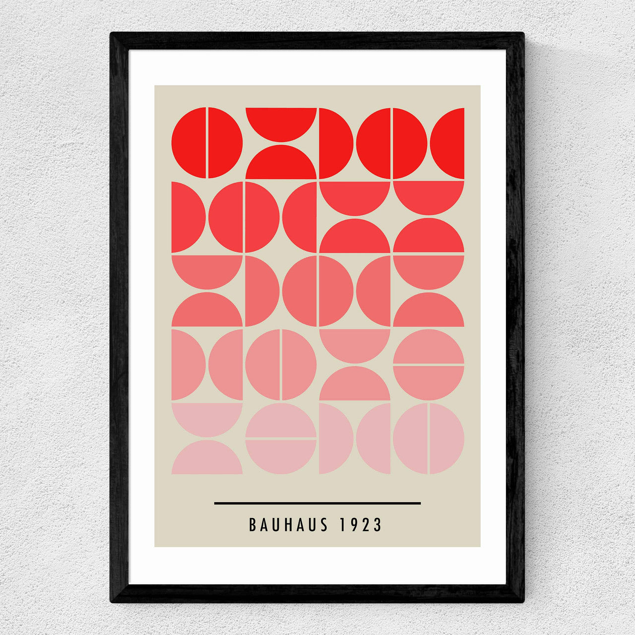 Red Bauhaus Gradient - INSIDE HOUSE