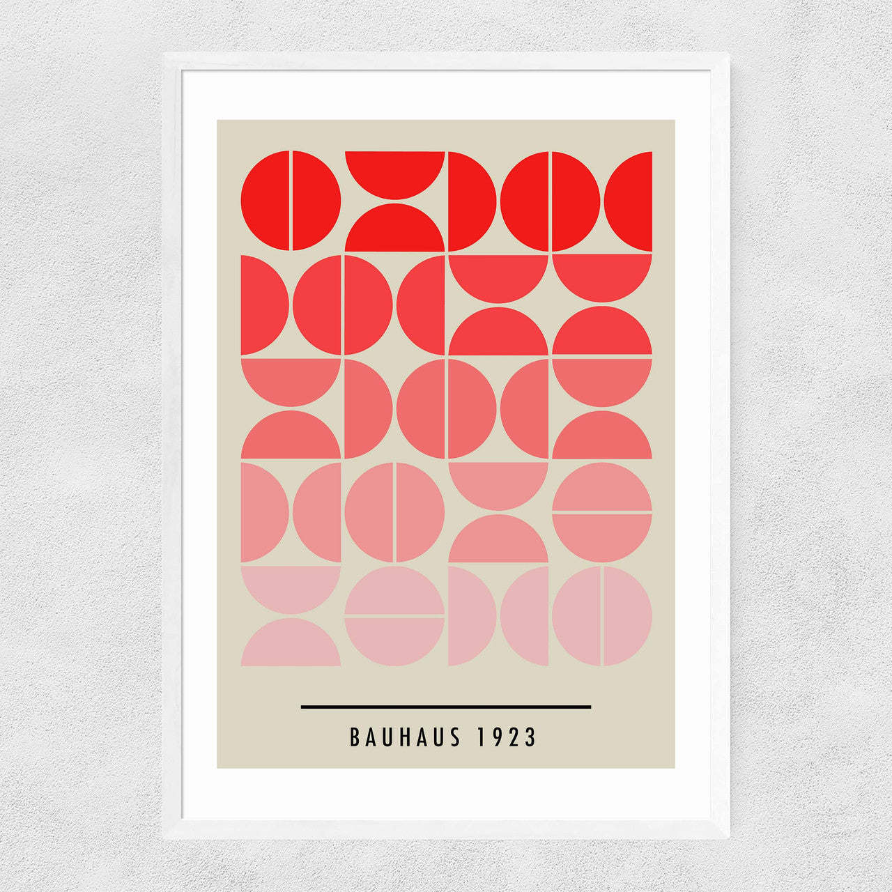 Red Bauhaus Gradient - INSIDE HOUSE