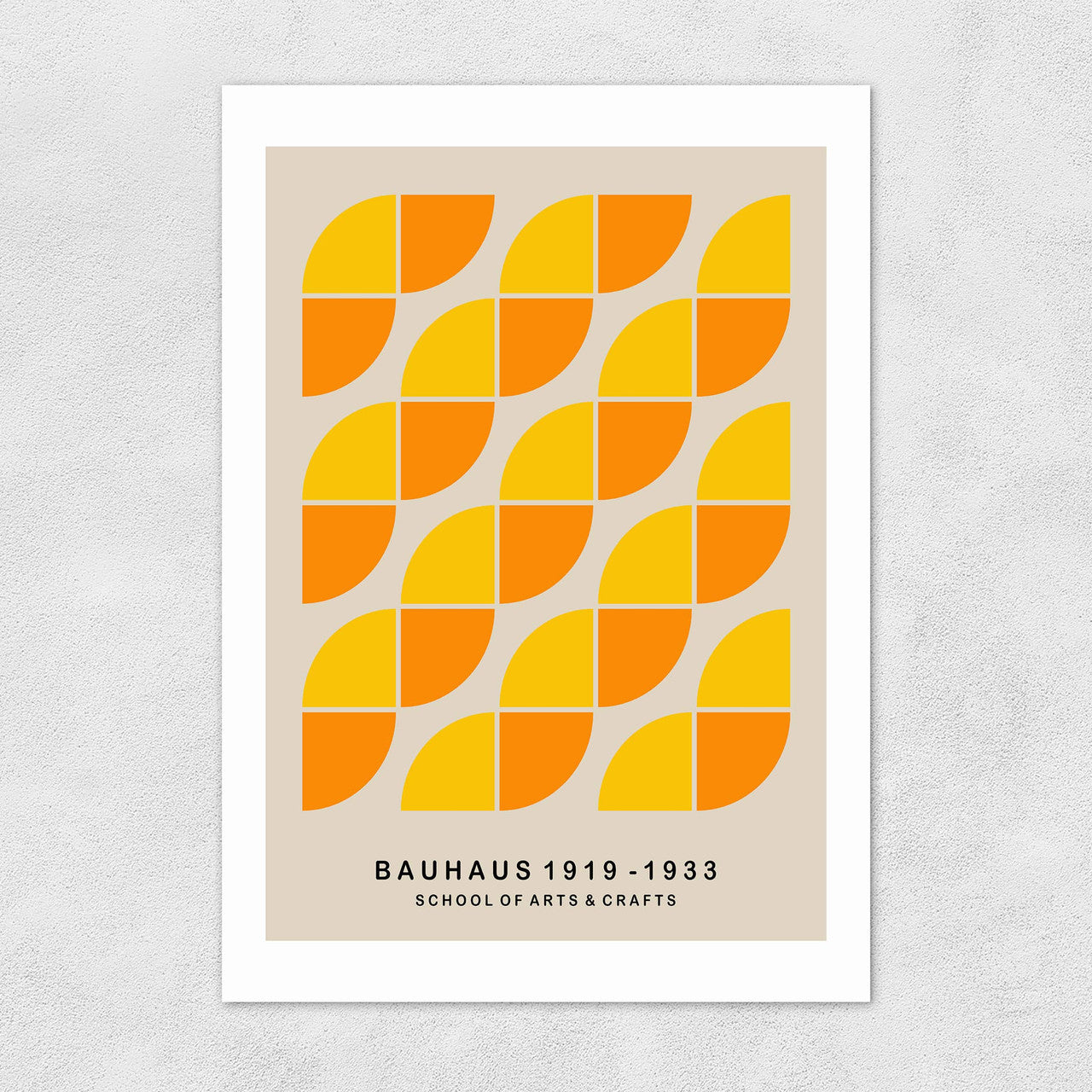 Yellow & Orange Bauhaus - INSIDE HOUSE